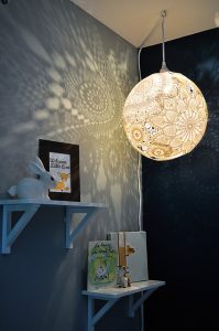 Doily Lamp Project
