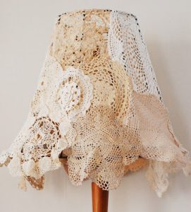 Doily Lampshade Tutorial