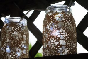 Doily Lantern