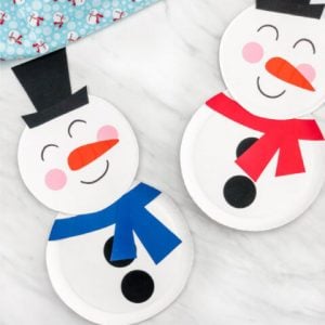 How to Decorate Paper Plate Snowmen