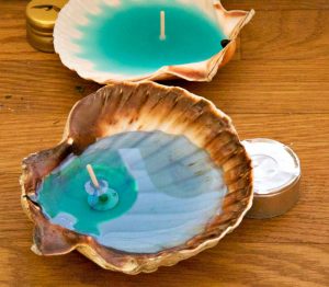 How to Make Seashell Candles