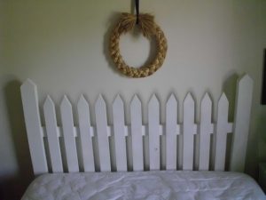 King Size Picket Fence Headboard