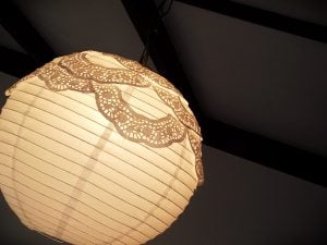 Lace Doily Lamp