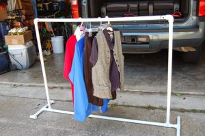 PVC Pipe Clothes Rack