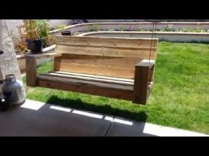 Pallet Bench Swing