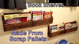 Pallet Bookshelf Kids