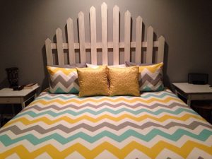 Picket Fence Headboard DIY