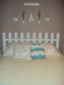 Picket Fence Headboard Idea