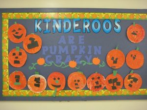 Pumpkin Bulletin Board Idea