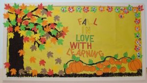Pumpkin Bulletin Board Saying
