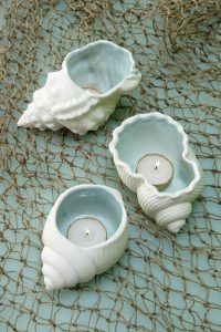 Seashell Candle Holder Idea