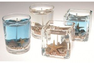 Seashell Gel Candles