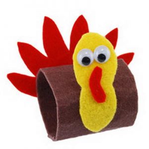 Toilet Paper Roll Turkey Napkin Holder