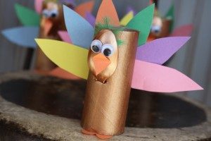 Toilet Paper Tube Turkey Craft