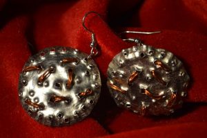 Vintage Bottle Cap Earrings