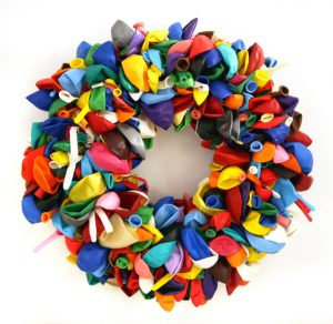 Balloon Wreath Directions