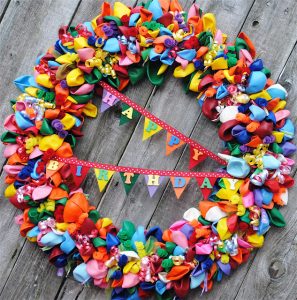 Birthday Balloon Wreath