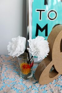 Cupcake Liner Flowers DIY