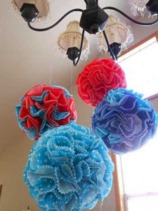 Cupcake Paper Flower Balls