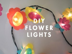 Cupcake Paper Flower Lights