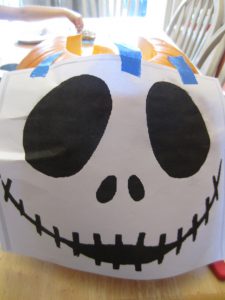 Jack Skellington Pumpkin Carving Template Free