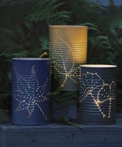 LED Tin Can Lanterns