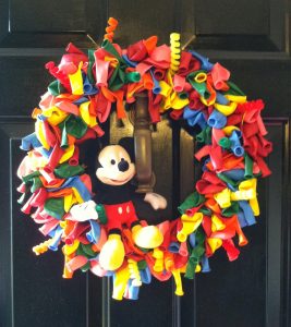 Mickey Balloon Wreath