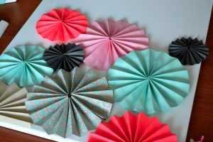 Paper Accordion Pinwheels