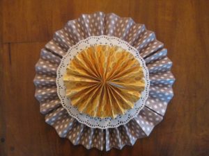 Paper Doily Pinwheel