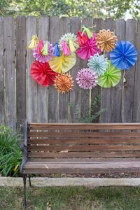 Paper Pinwheel Decorations