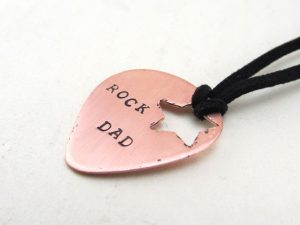 Personalized Guitar Pick Necklace