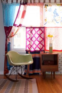 Patchwork Curtains DIY