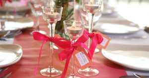 Wine Glass Candle Holders for Wedding