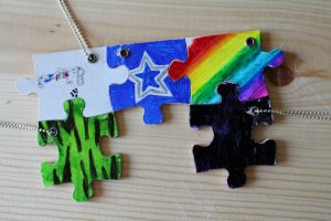 Best Friend Puzzle Piece Necklace