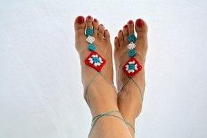 Crochet Goddess Barefoot Sandals