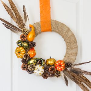 Fall Pinecone Wreath