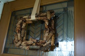 Homemade Pinecone Wreath