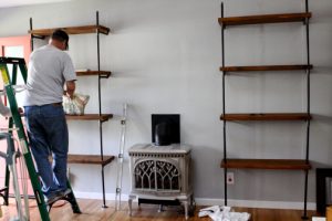 Metal Pipe Bookshelf