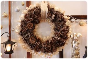 Pinecone Wreath Idea