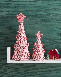 Christmas Tree Shaped Candy Canes