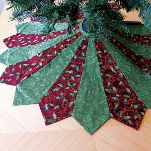 Free Quilted Christmas Tree Skirt Pattern