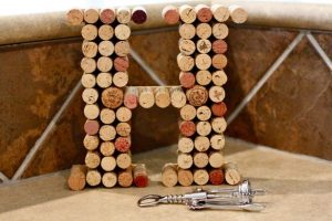 Large Wine Cork Letter