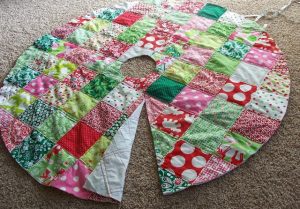 Quilted Christmas Tree Skirt Pattern