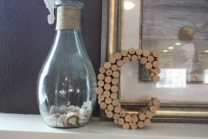 Wine Bottle Cork Letter