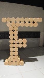 Wine Cork Craft Letter