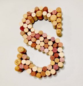 Wine Cork Letter Wall Decor