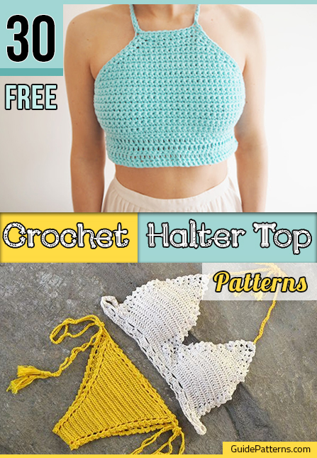 Snikken dauw inch 30 Free Crochet Halter Top Patterns | Guide Patterns