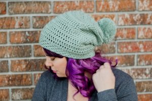 Crocheting a Slouchy Beanie