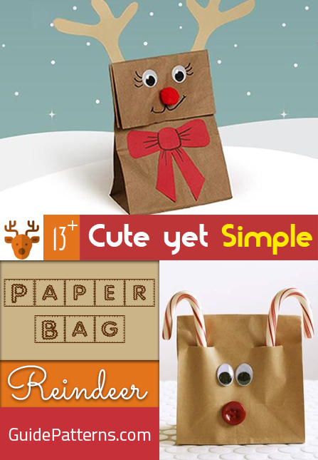 How to Create a Reindeer from a Brown Bag | Parklandmfg