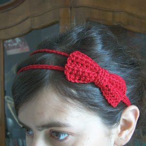 Crochet Bow Headband